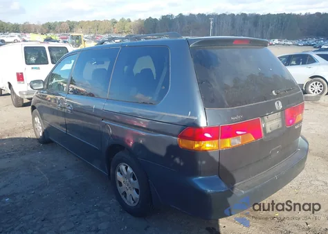 2003 Honda Odyssey Ex z USA, uszkodzony, nr VIN 5FNRL18683B015090